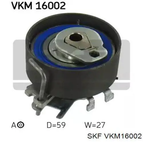 VKM16002 SKF ролик грм