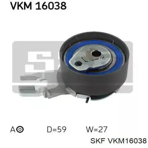 VKM16038 SKF ролик грм