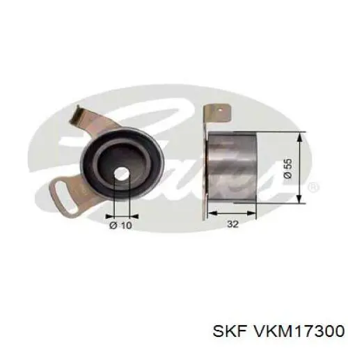 VKM17300 SKF ролик грм