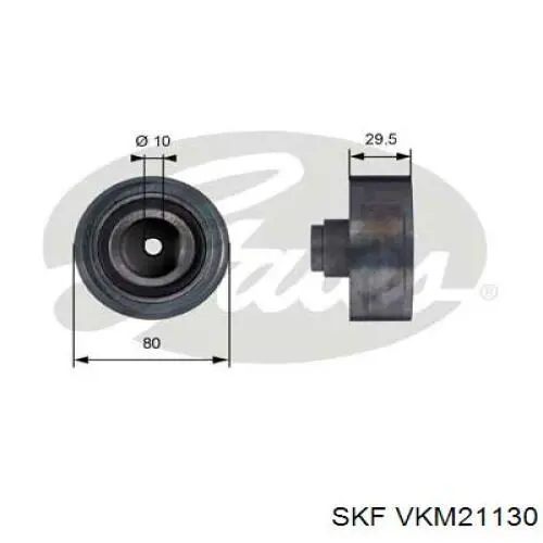 VKM21130 SKF Паразитный ведущий ролик