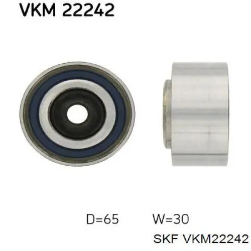 VKM 22242 SKF ролик ремня грм паразитный