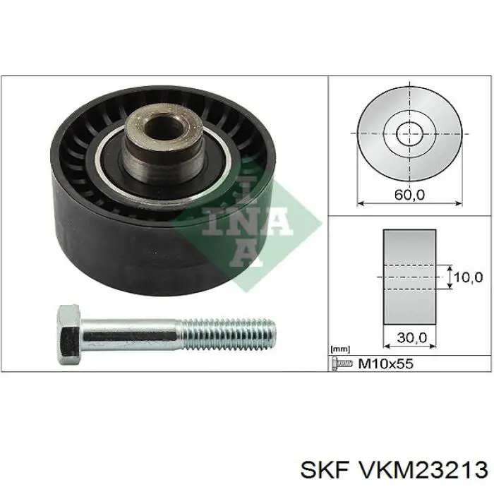 Купить VKM23213 SKF Ведуший ролик ГРМ