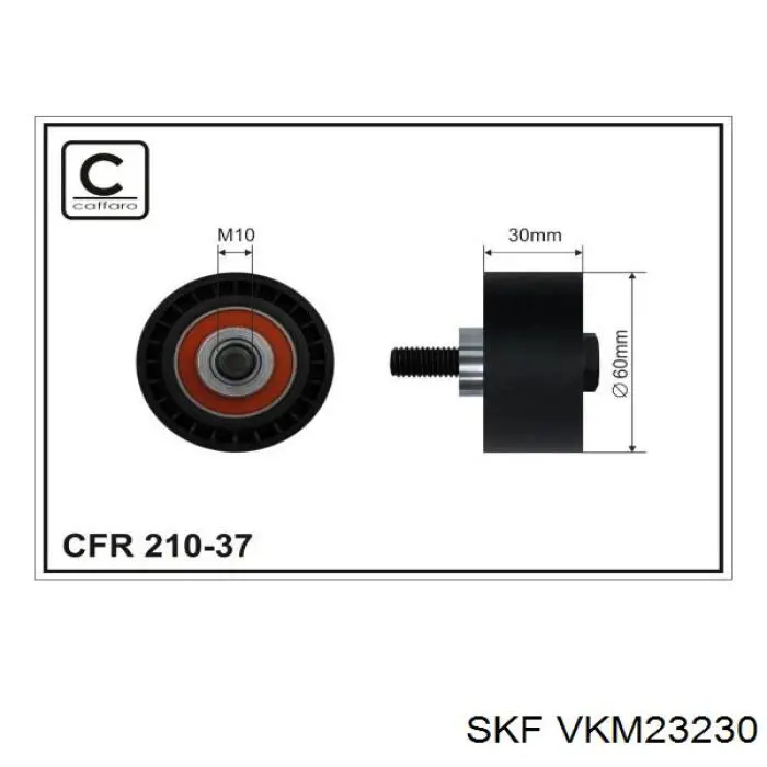 Купить VKM23230 SKF Ведуший ролик ГРМ