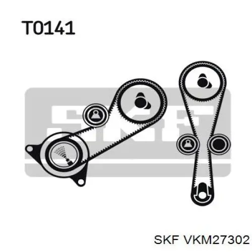 Паразитный ролик ГРМ VKM27302 SKF