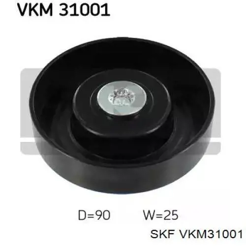 VKM 31001 SKF rolo parasita da correia de transmissão