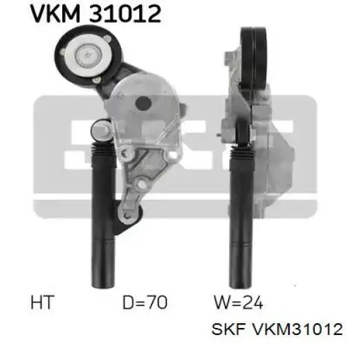 VKM 31012 SKF натяжитель приводного ремня