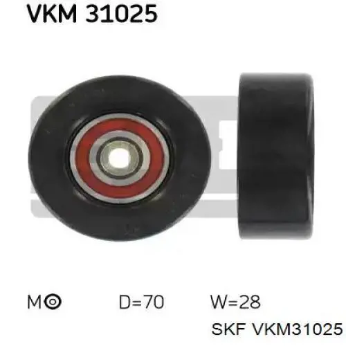 VKM31025 SKF натяжной ролик
