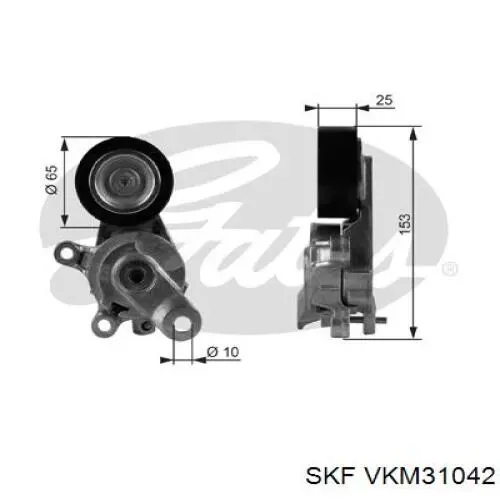 Натяжитель приводного ремня VKM31042 SKF