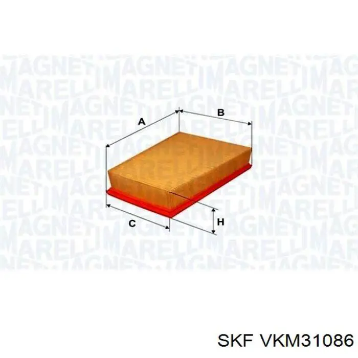 Купить VKM31086 SKF Натяжитель приводного ремня