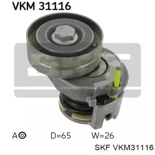 VKM31116 SKF reguladora de tensão da correia de transmissão