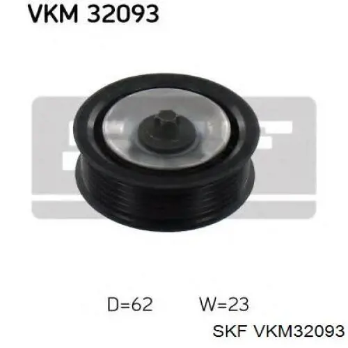 VKM 32093 SKF rolo parasita da correia de transmissão