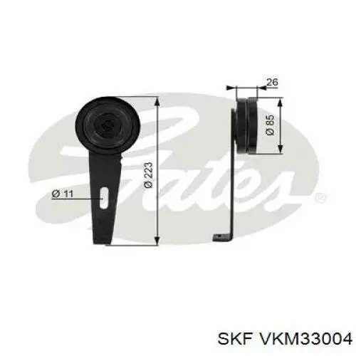 VKM33004 SKF натяжной ролик