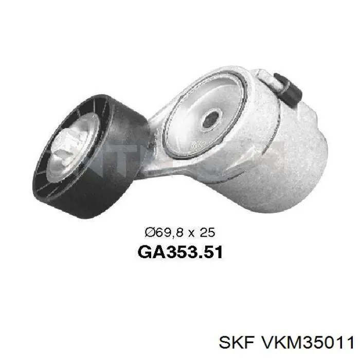 Купить VKM35011 SKF Натяжитель приводного ремня
