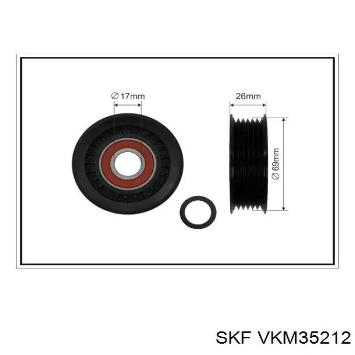 Паразитный ролик VKM35212 SKF