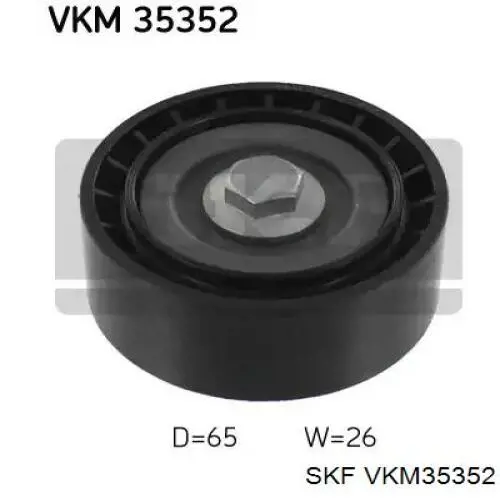 VKM 35352 SKF rolo parasita da correia de transmissão