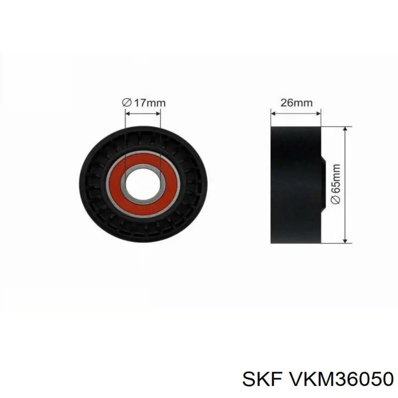 Натяжитель приводного ремня VKM36050 SKF