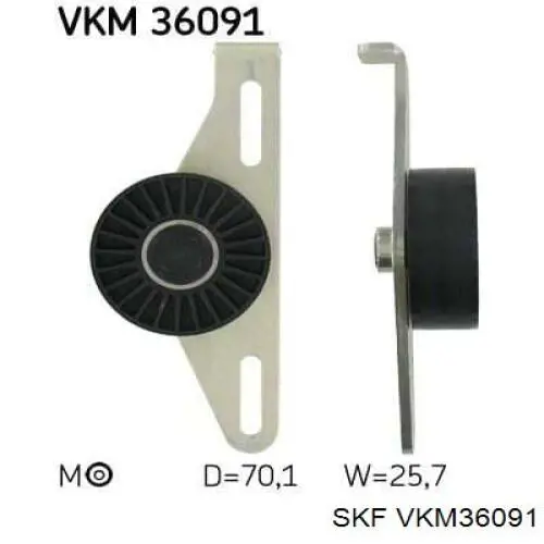 VKM 36091 SKF натяжной ролик