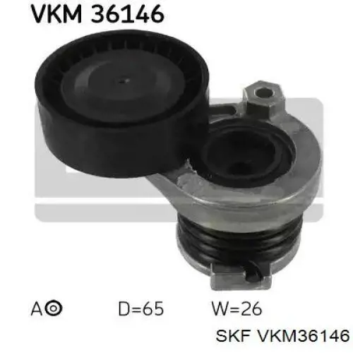VKM 36146 SKF reguladora de tensão da correia de transmissão