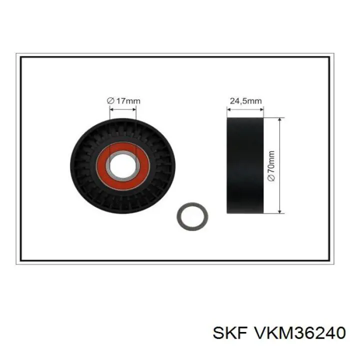 Натяжитель приводного ремня VKM36240 SKF