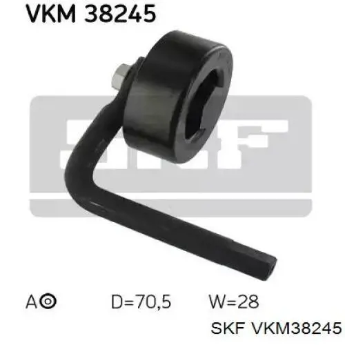 VKM38245 SKF rolo de reguladora de tensão da correia de transmissão