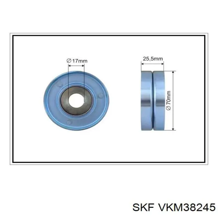 Натяжной ролик SKF VKM38245 цена, от 46.64 USD