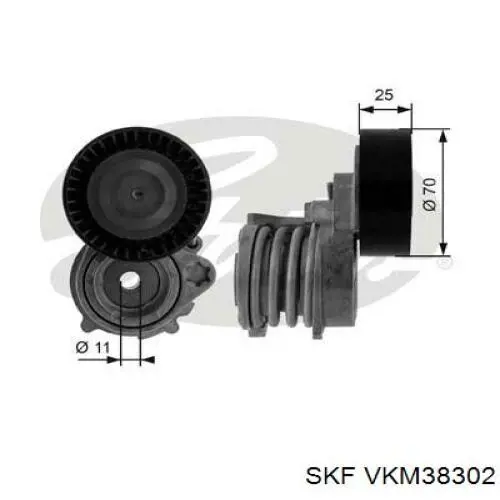 VKM 38302 SKF натяжитель приводного ремня