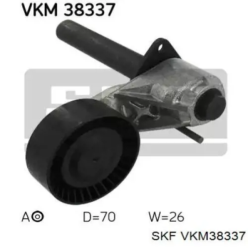 VKM38337 SKF reguladora de tensão da correia de transmissão