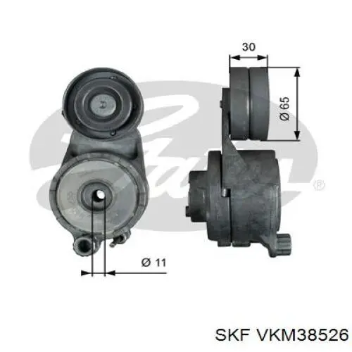 VKM 38526 SKF reguladora de tensão da correia de transmissão