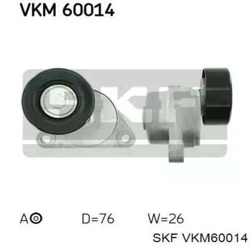 Tensor de correa, correa poli V VKM60014 SKF