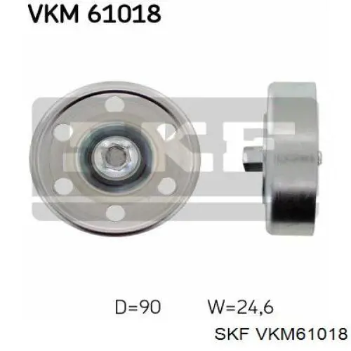 VKM 61018 SKF натяжной ролик