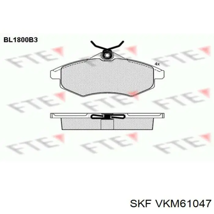Ролик паразитный SKF VKM61047