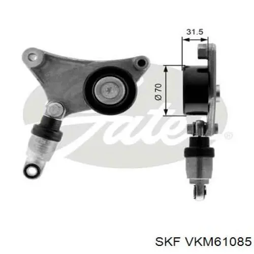 Compre VKM61085 SKF Rolo de reguladora de tensão da correia de transmissão