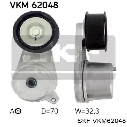 Натяжитель приводного ремня VKM62048 SKF