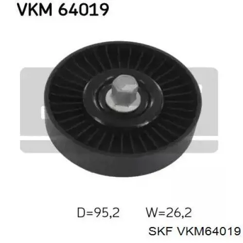 Ролик приводного ременя, паразитний VKM64019 SKF