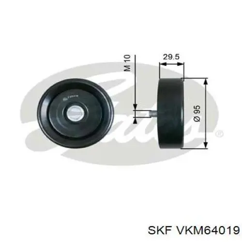 Паразитный ролик VKM64019 SKF