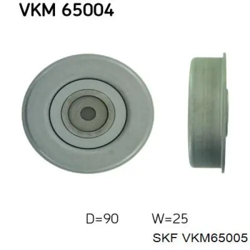 VKM65005 SKF натяжной ролик