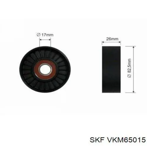 Паразитный ролик VKM65015 SKF