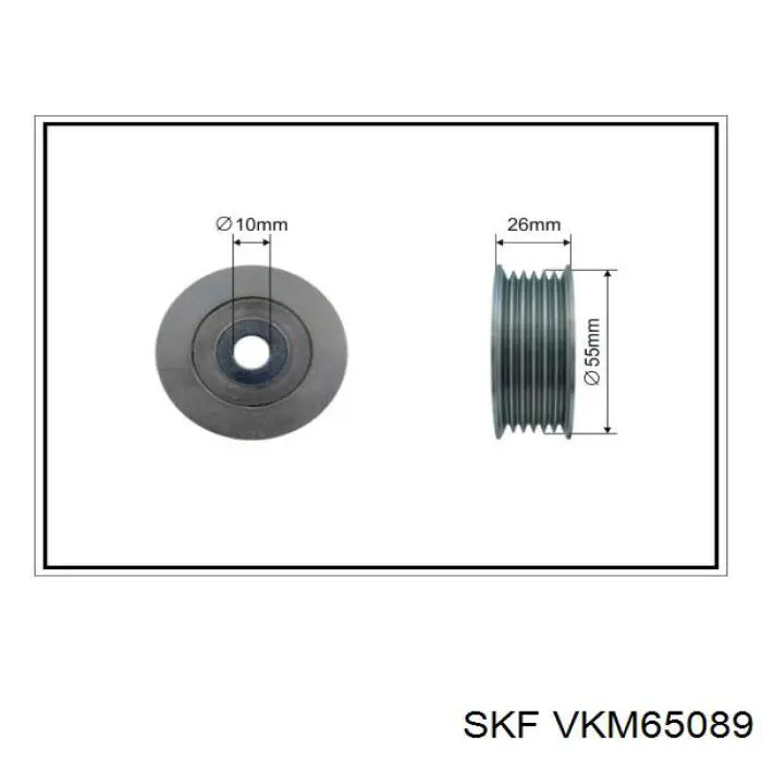 VKM 65089 SKF rolo parasita da correia de transmissão