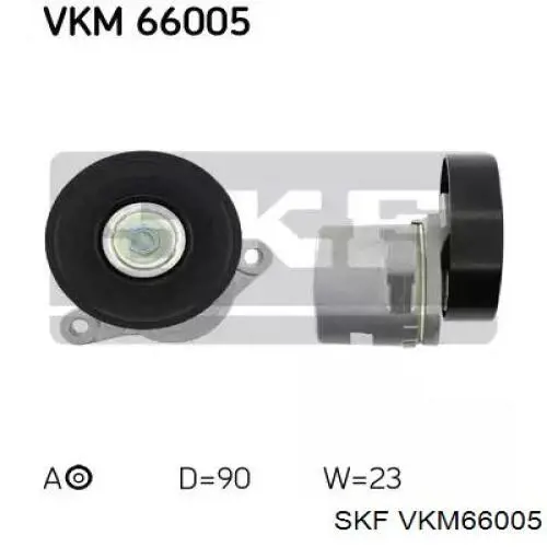 Tensor de correa, correa poli V VKM66005 SKF