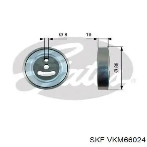 Натяжной ролик VKM66024 SKF