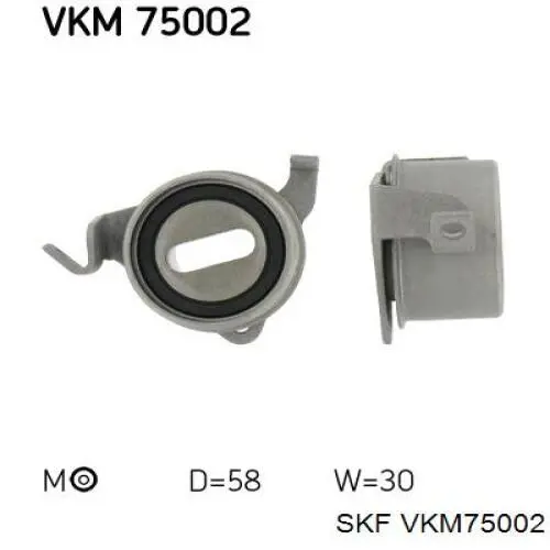 VKM75002 SKF ролик грм