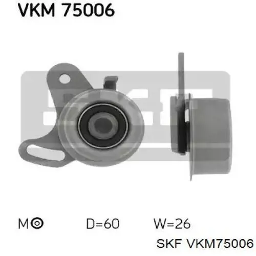 VKM 75006 SKF ролик грм