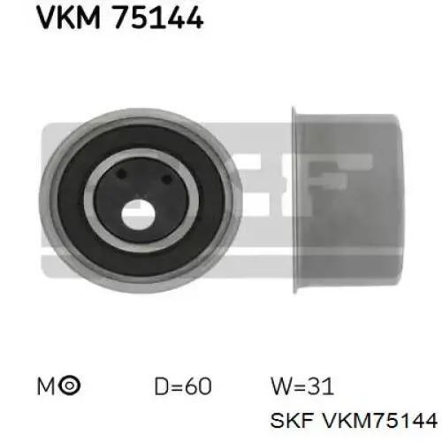 VKM75144 SKF ролик грм