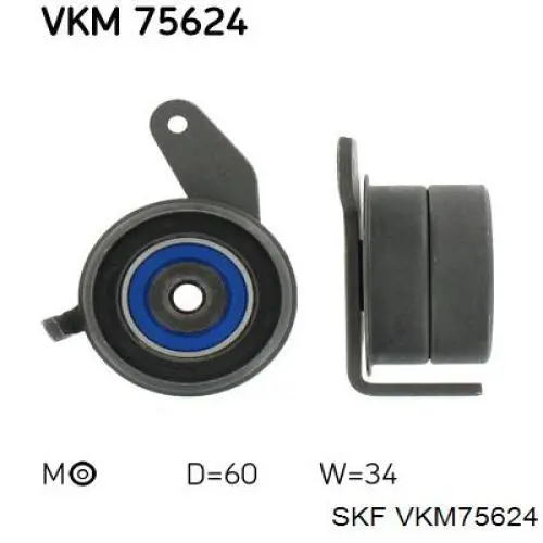VKM75624 SKF ролик грм
