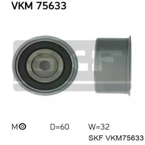 VKM 75633 SKF ролик грм