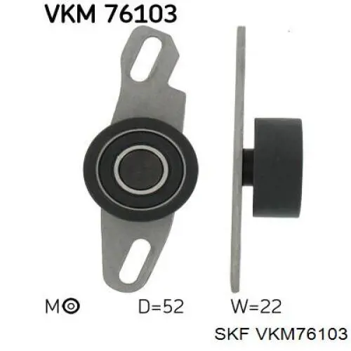 VKM 76103 SKF ролик грм
