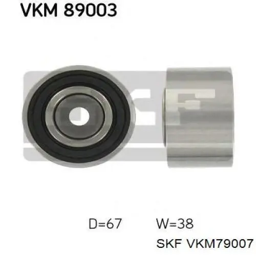 VKM79007 SKF натяжитель ремня грм