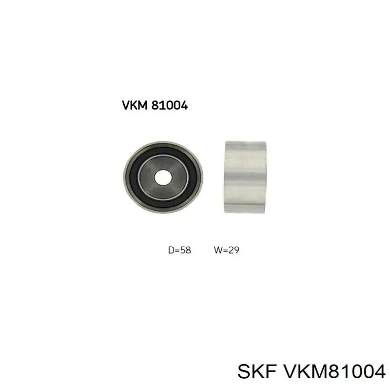 Rodillo intermedio de correa dentada VKM81004 SKF