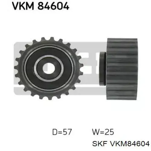 VKM 84604 SKF ролик ремня грм паразитный