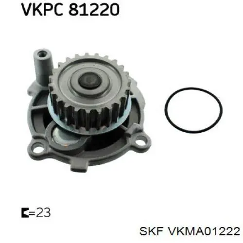 ГРМ ремни, комплект SKF VKMA01222 цена, от 105.50 USD